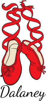 Personalized Ballet Shoes Decal - Woodware On Your Special Day Clear Magic Singles Stamp (350x350)