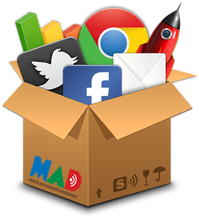 E-advertising - Social Media In A Box (420x441)