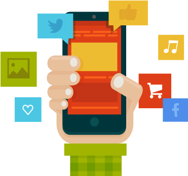 The State Of Mobile Advertising - Advertising Of Mobile Phone Png (500x400)