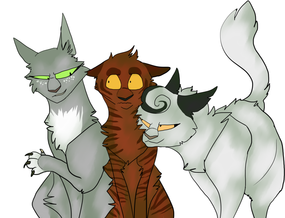 Gelidwolf 62 5 Shadowclan She-cats By Scourgeseer - Warrior Cats Alderpaw And Needlepaw (1024x786)