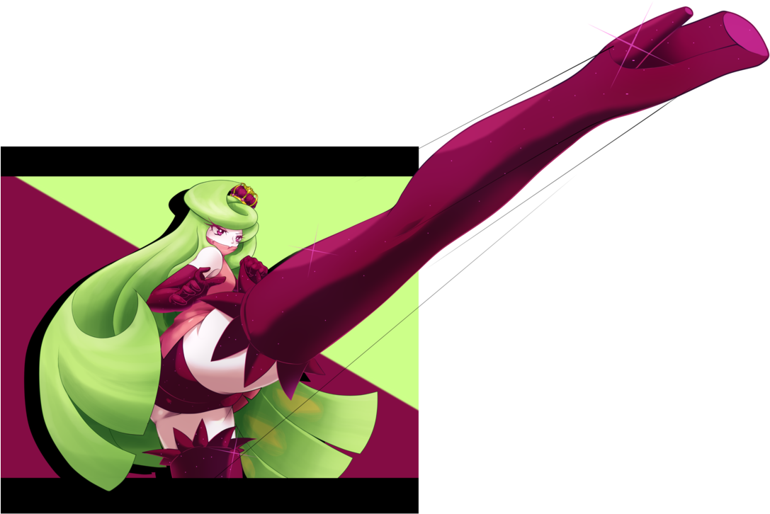 Gijinka By Koki-arts - Tsareena Gijinka (1103x725)