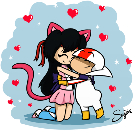 Kick Hugs Siti By Noanja - Kick Buttowski X Oc (900x480)