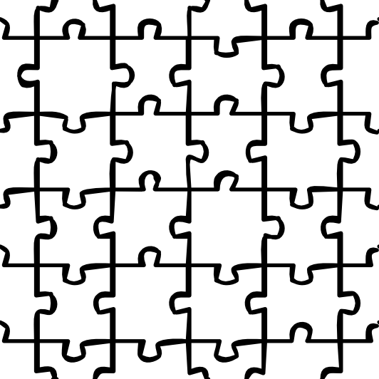 Clip Arts Related To - Lineas De Rompecabezas Png (532x532)