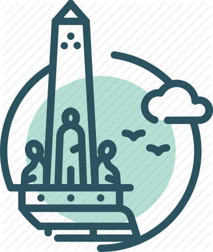 Shrine Clipart Rizal Free Clipart On Dumielauxepices - Manila Icon Transparent (433x512)