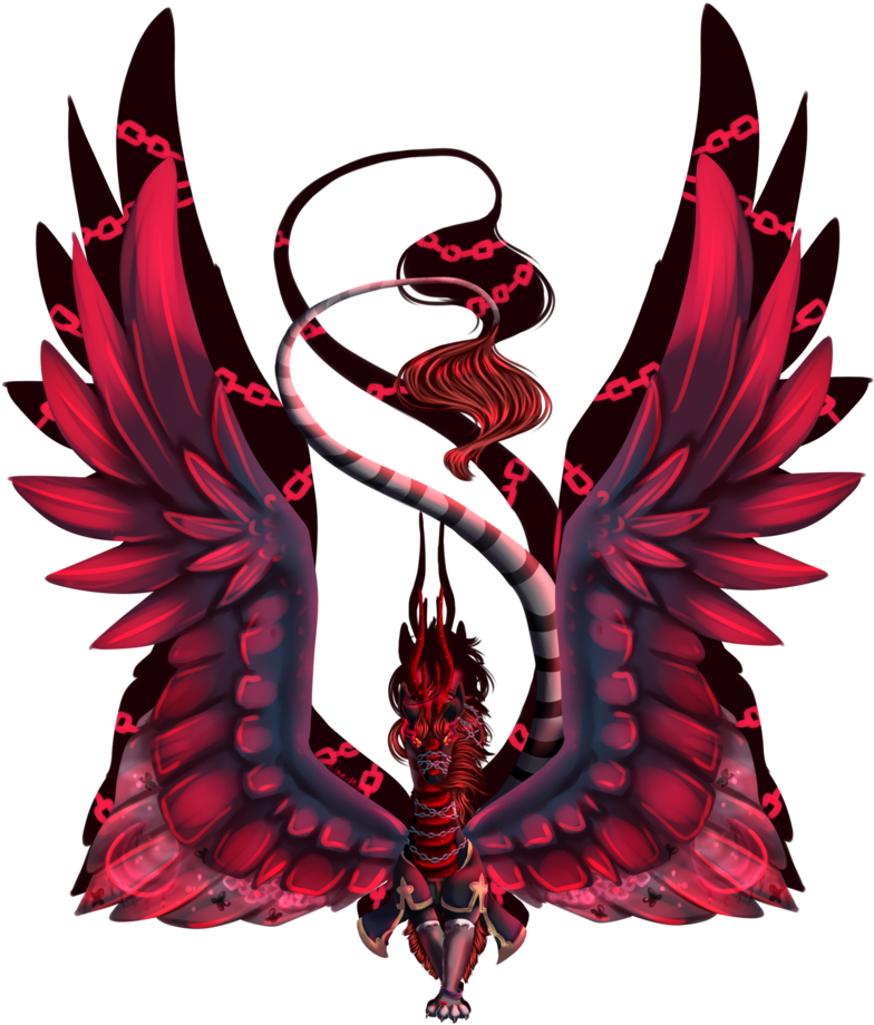 Bloody Wings By Mcedgelord - Illustration (816x979)