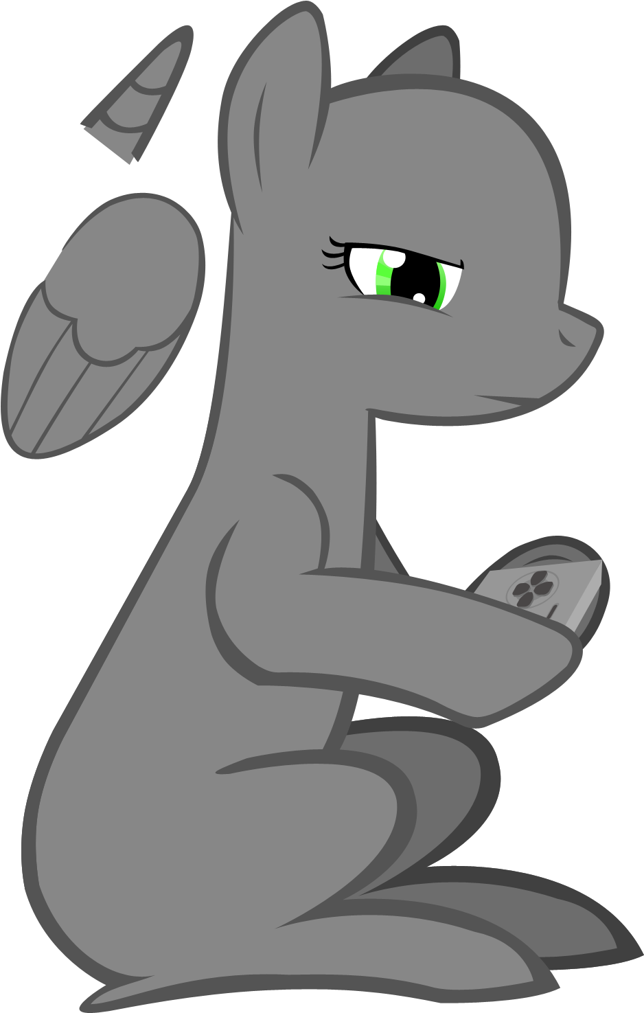 Pony Cat Derpy Hooves Video Game - Mlp Gaming Pony Bases (1000x1500)