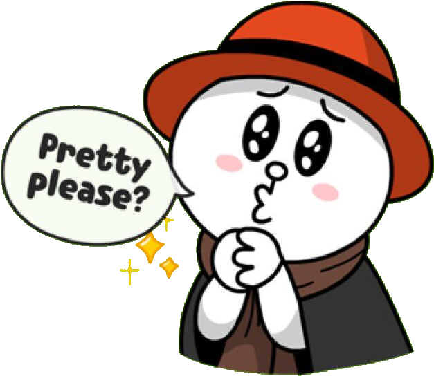 Brown And Cony In 'my Love From The Stars' - Cony Line Please (640x587)