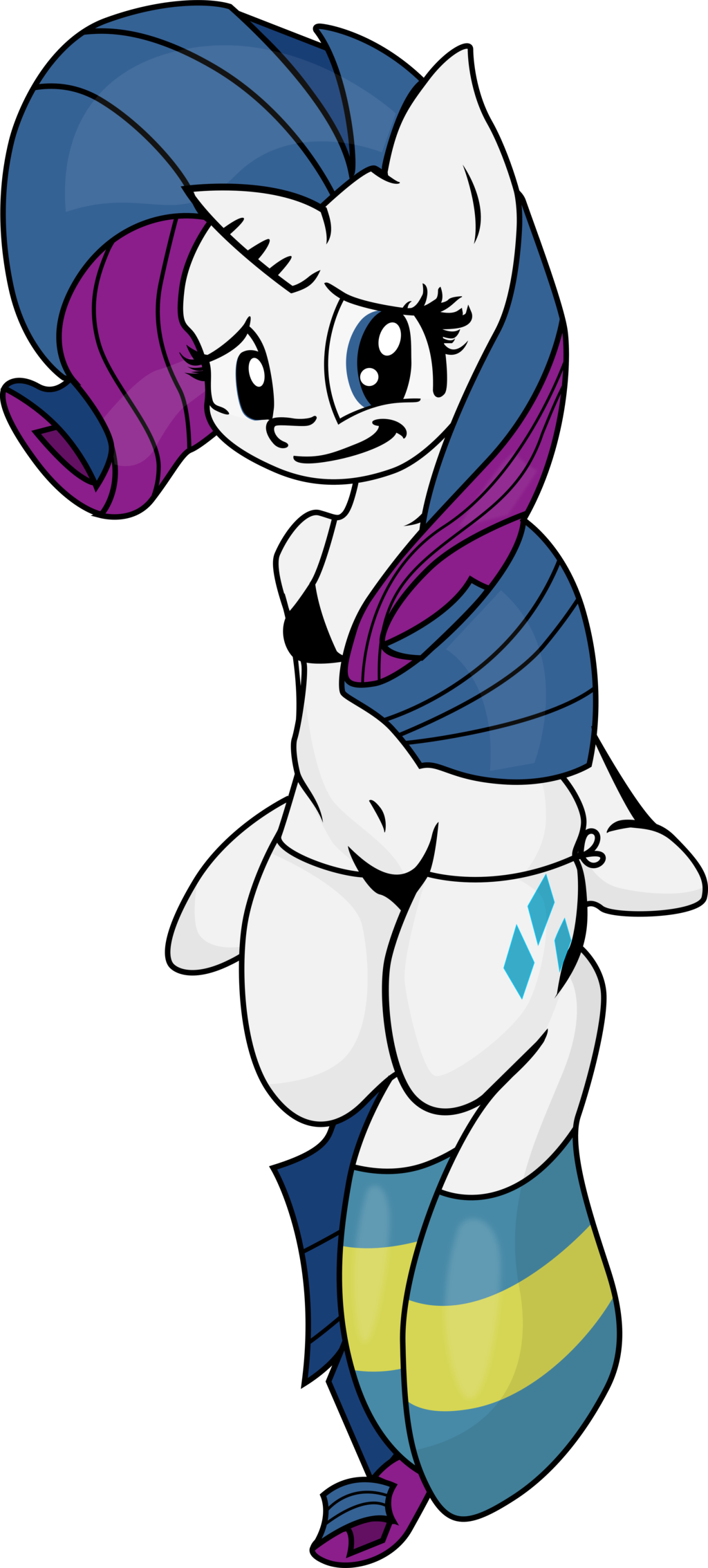 Rarity By Holy Pretty Pony - Cartoon (1024x2267)