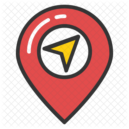 Location Pin Icon - Clip Art (512x512)