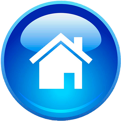 Blue Home Icon - Blue Home Icon Png (500x531)