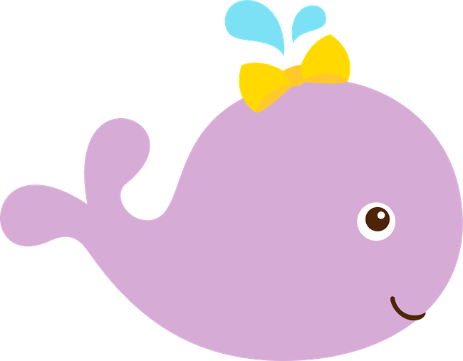Grávida E Bebê - Ballena Bebe Png (650x507)
