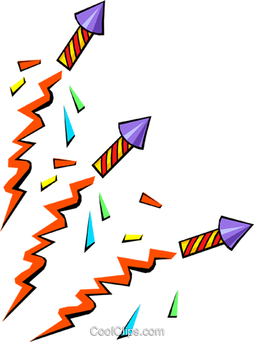 Fire Crackers Royalty Free Vector Clip Art Illustration - Fire Crackers Royalty Free Vector Clip Art Illustration (357x480)