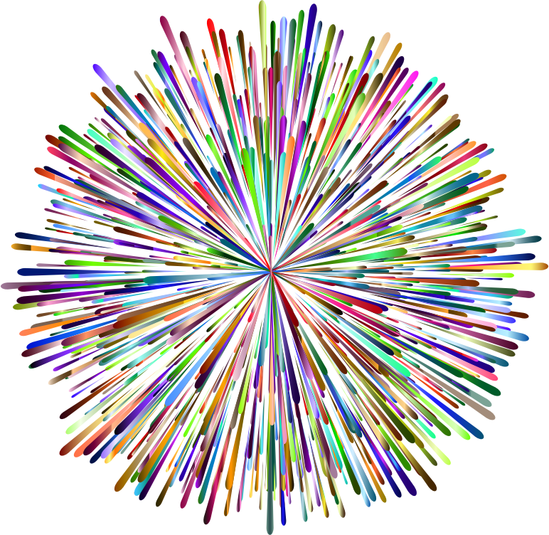 Fireworks Clipart Transparent For Kids - Fireworks Image No Background (772x752)