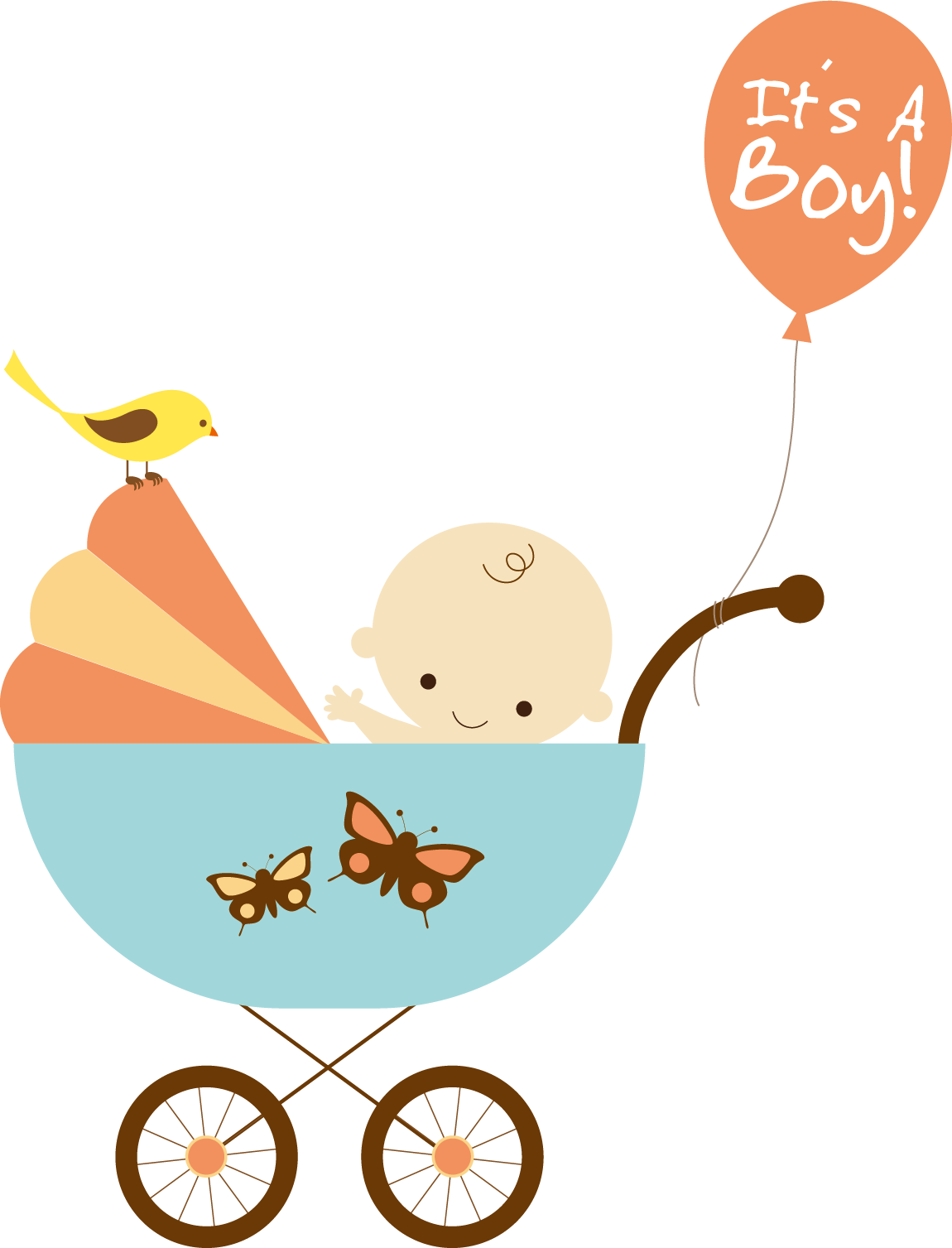 Stroller Vector Material Png - Baby Stroller Vector Png (1150x1507)