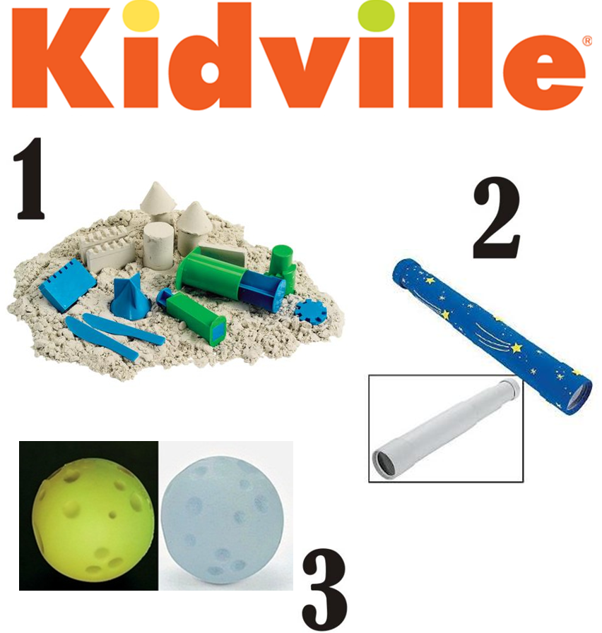 Kidville's Fly Me To The Moon Space Themed Party - Castle Molds - Sand Molds (852x897)