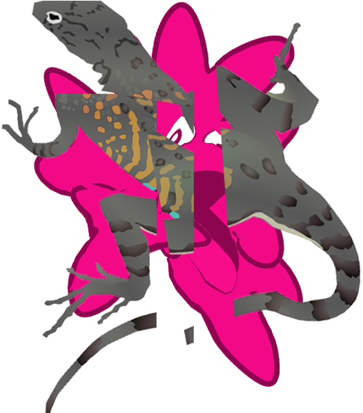 Lizard Clipart Butiki - Lizard Clipart (597x640)