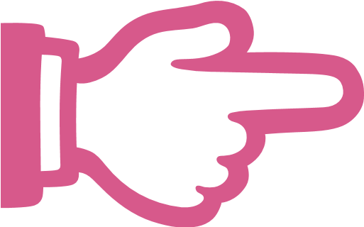 Hand Emoji Clipart Left - White Right Pointing Backhand Index (512x512)