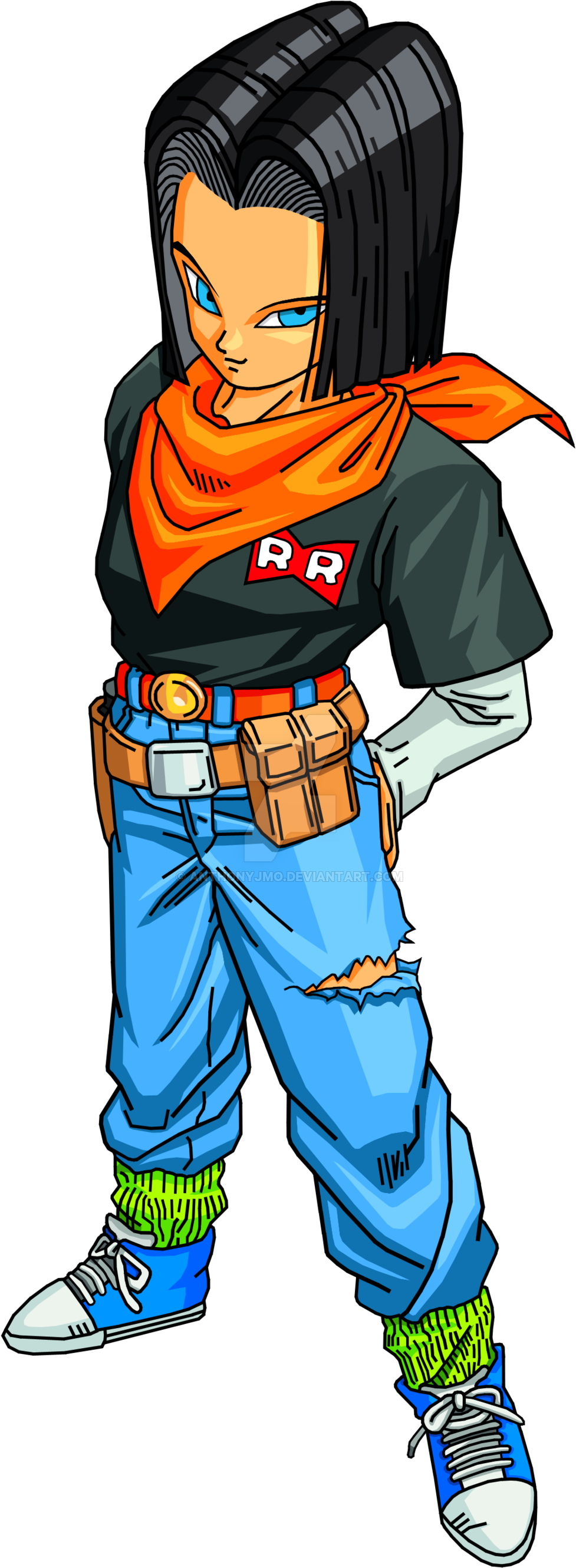 Android 17 By Anthonyjmo - Android 17 Png (1024x2685)