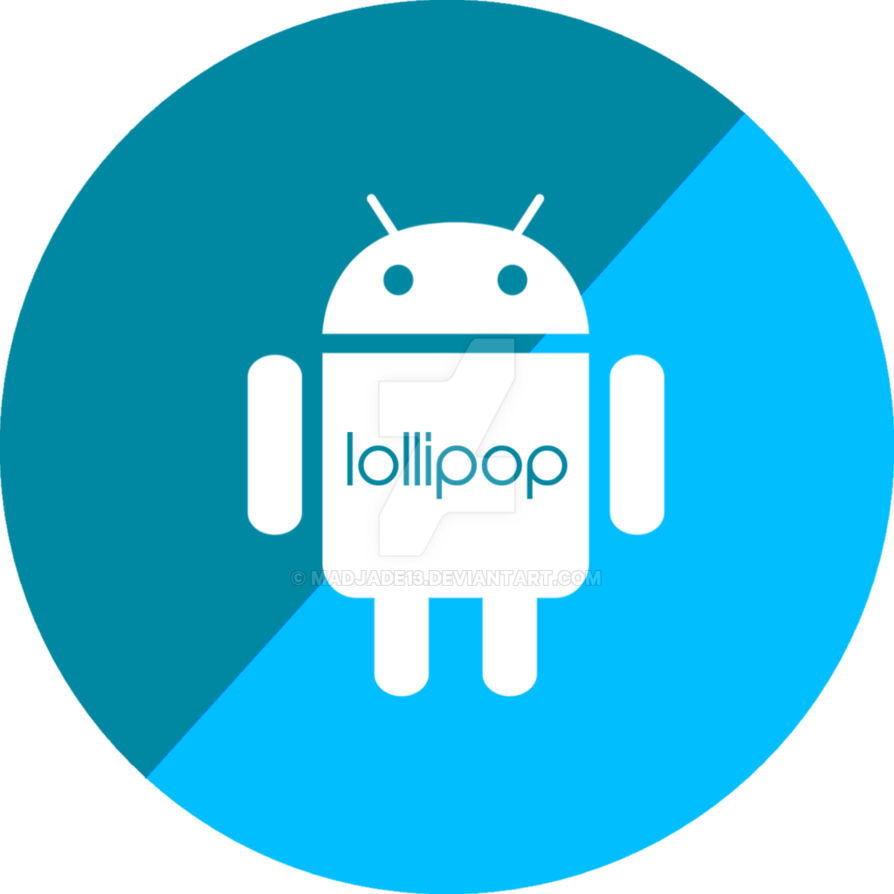 Android Lollipop By Madjade13 - Android App Icon Template Psd (894x894)