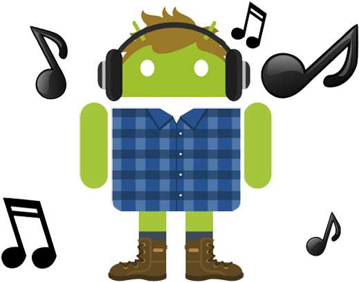 Lyrics By Vagalume Api - Logo Android Music Png (550x412)