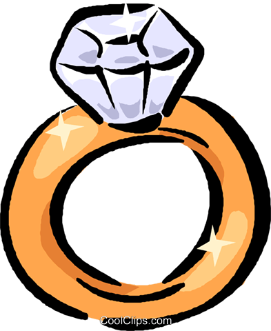 Diamond Ring Royalty Free Vector Clip Art Illustration - Vetor Anel Png (568x700)