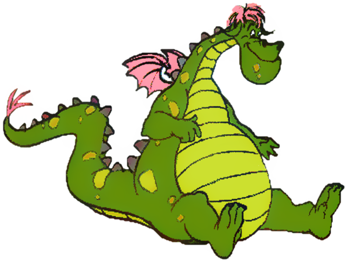 Puff, The Magic Dragon Pop-up Puff Clip Art - Puff, The Magic Dragon Pop-up Puff Clip Art (699x525)