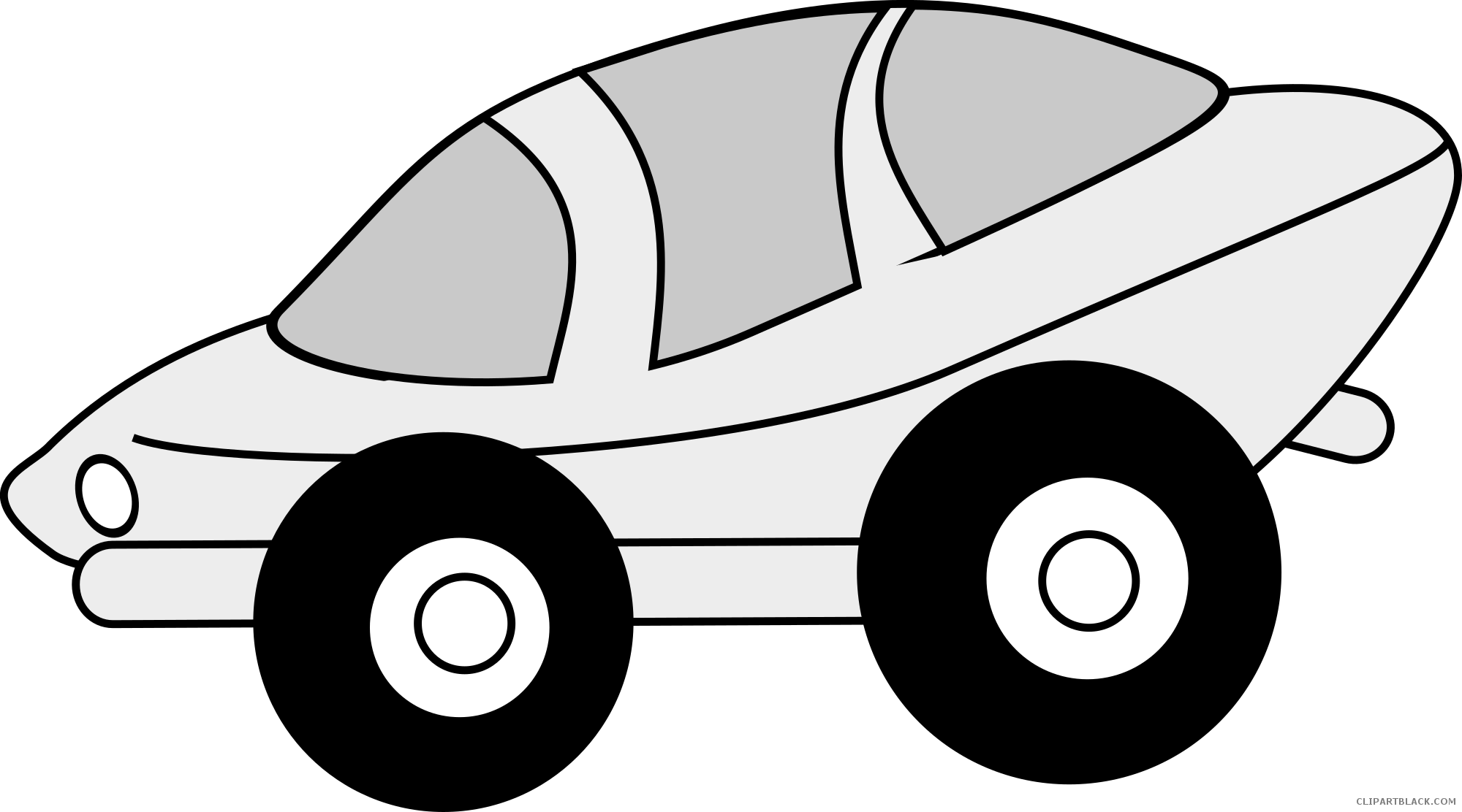 Race Car Transportation Free Black White Clipart Images - Clip Art (2000x1112)