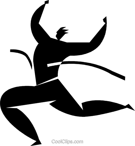 Person Winning A Race Royalty Free Vector Clip Art - Graphic Design (446x480)