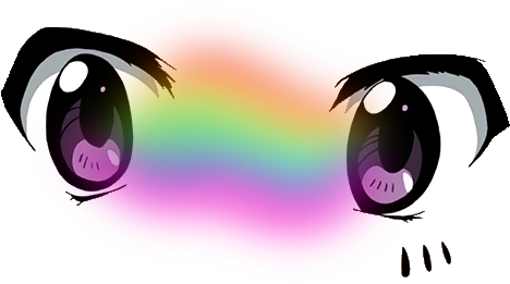 Anime Eyes Cute Tumblr Vaporwave - Anime Boy Eyes Transparent (540x350)