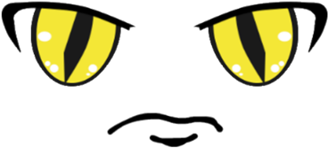 Yellow Angry Anime Eyes - Angry Anime Eyes Png (420x420)