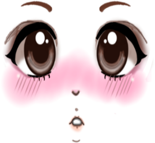Anime Collection │ Blush - Face Png Roblox Blush (420x420)