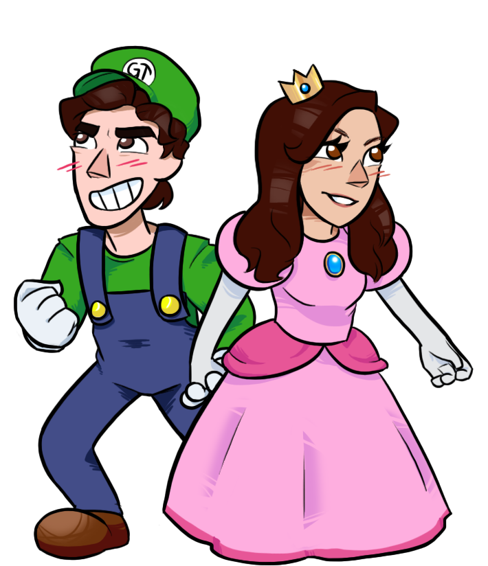 #gtlive By Mariamediahere - Matpat And Stephanie Fanart (786x834)