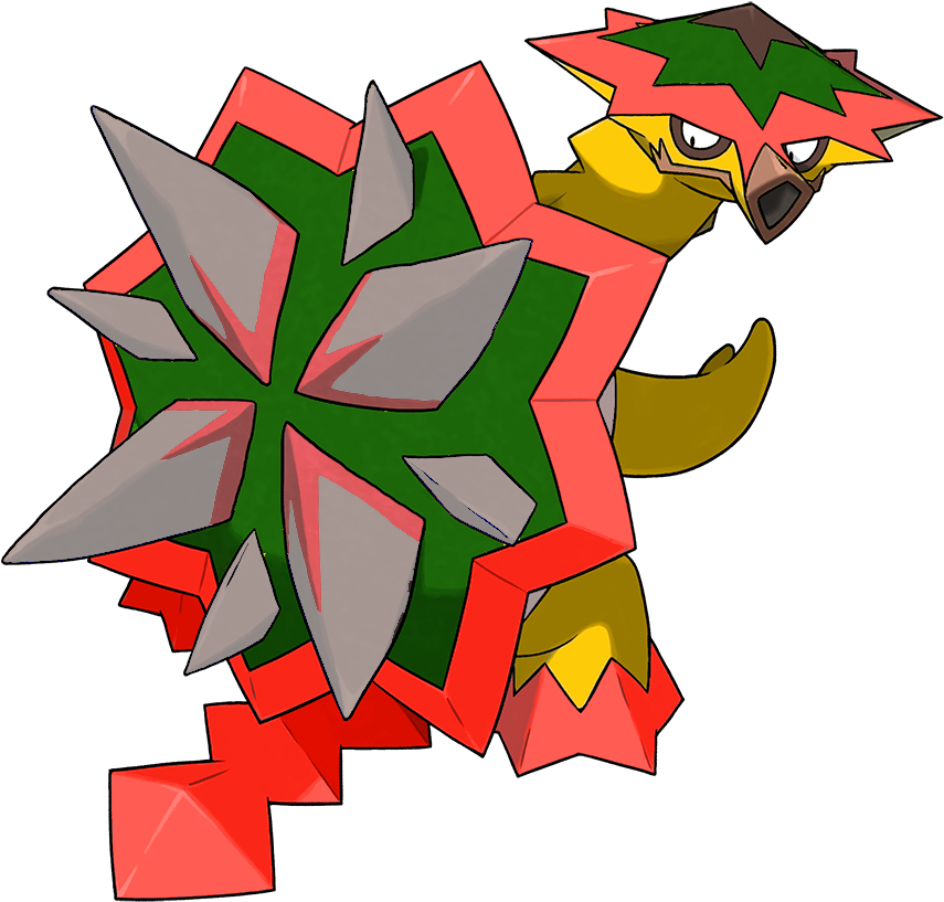 Turtonator By Hgss94 - Pokémon Sun And Moon (854x854)