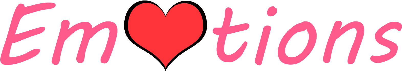 Feelings Clipart Express Yourself - Emotions Word (1600x322)