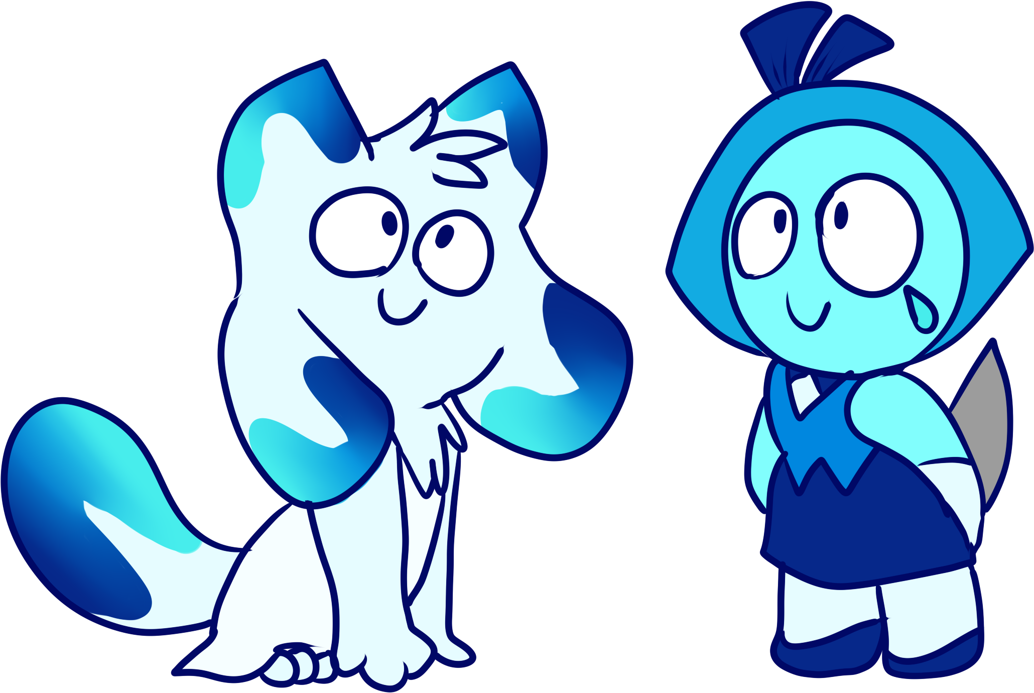 What's The Use Of Feeling Blue Daba Dee Daba Die By - Cartoon (2301x1497)