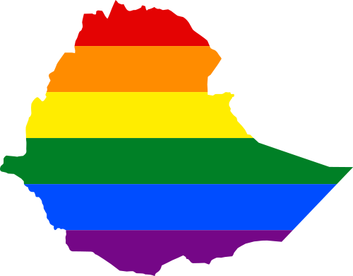 Ethiopia's Taking A Page Out Of Uganda's Old Testament - Flag Map Of Albania (500x390)