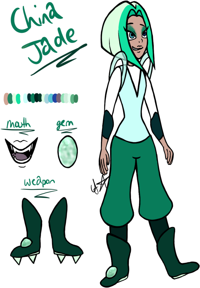Gem Character By Addahandchestnut - Gem Character By Addahandchestnut (759x1053)