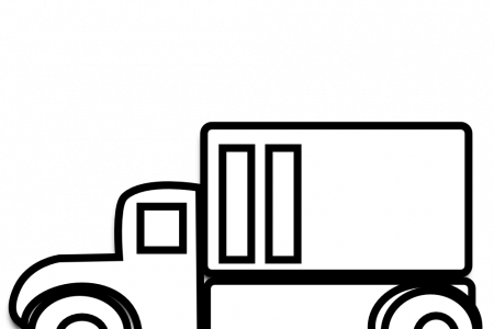 Pin Clean Up Toys Clipart Black And White - Clipart Black And White Car (450x300)
