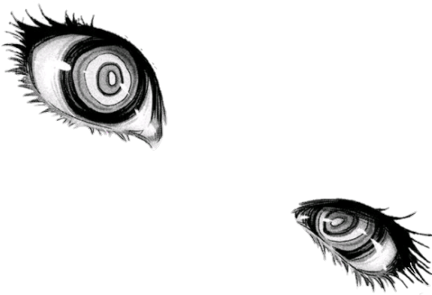 Eyes Clipart Transparent Background - Prison School Anna Ahegao (500x379)