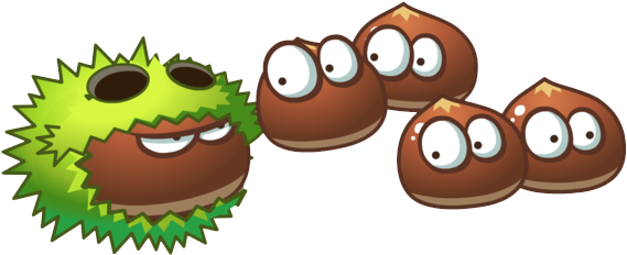 Chestnut Squad's Plant Food Ability - Plants Vs Zombies Small Chestnut Team (580x343)