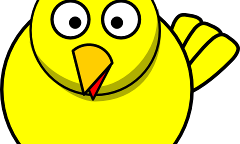 04 Apr 2016 - Black And White Chicken Clipart Png (480x288)