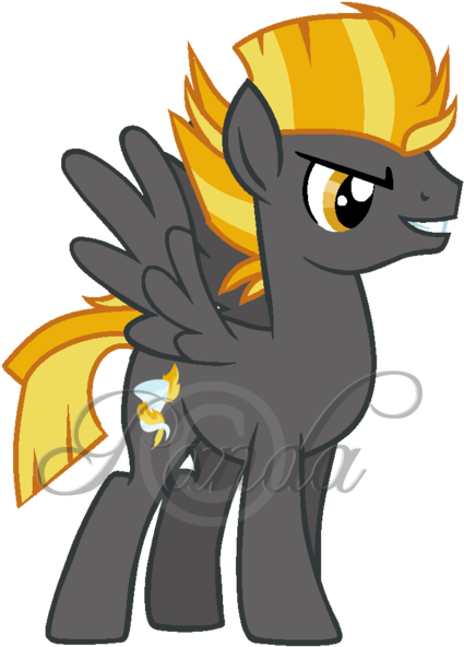 Tempest Blaze By Ipandacakes - Lihghting Blaze Mlp (452x617)