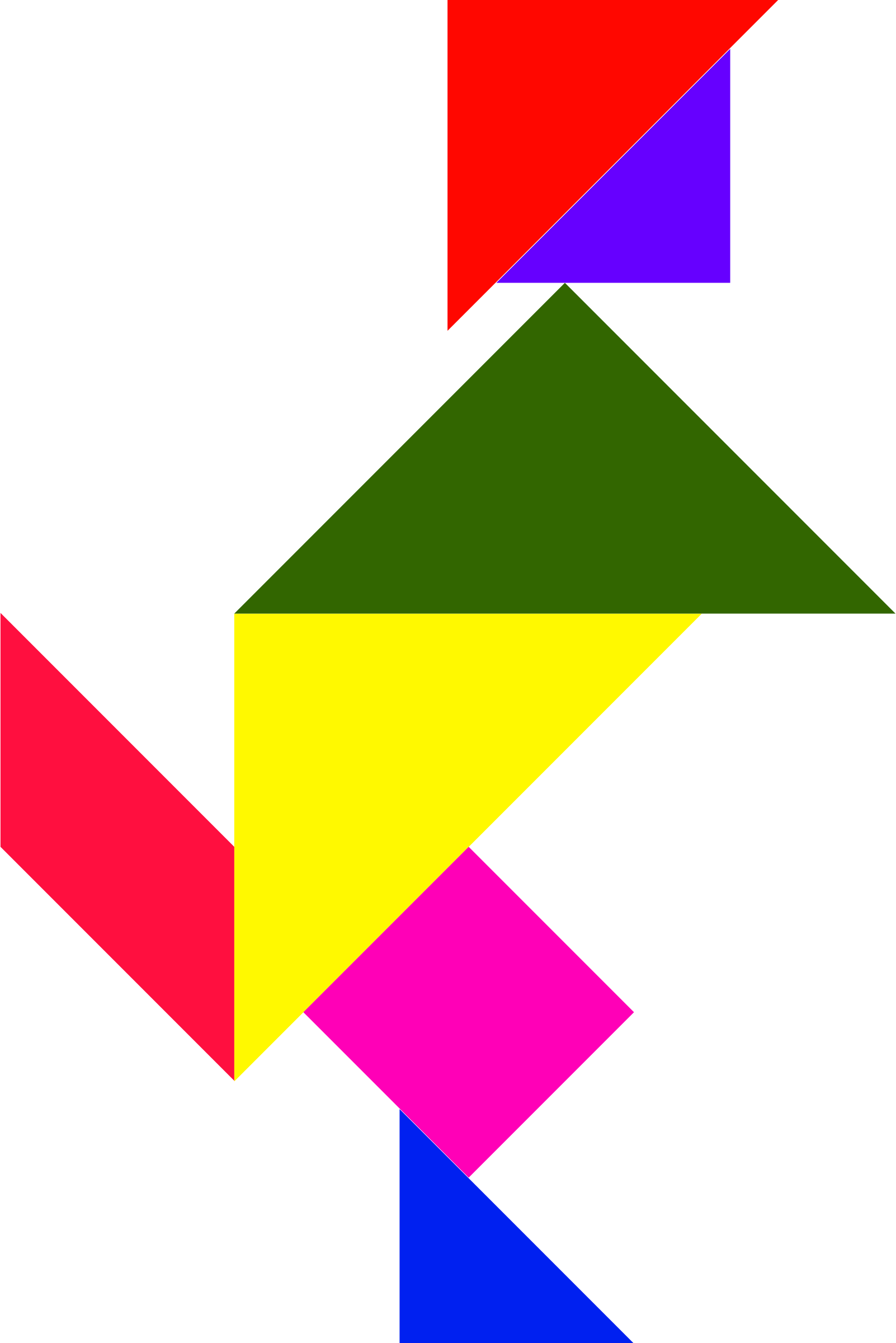 Tangram Jigsaw Puzzles Triangle Parallelogram Clip - Tangram (1602x2400)