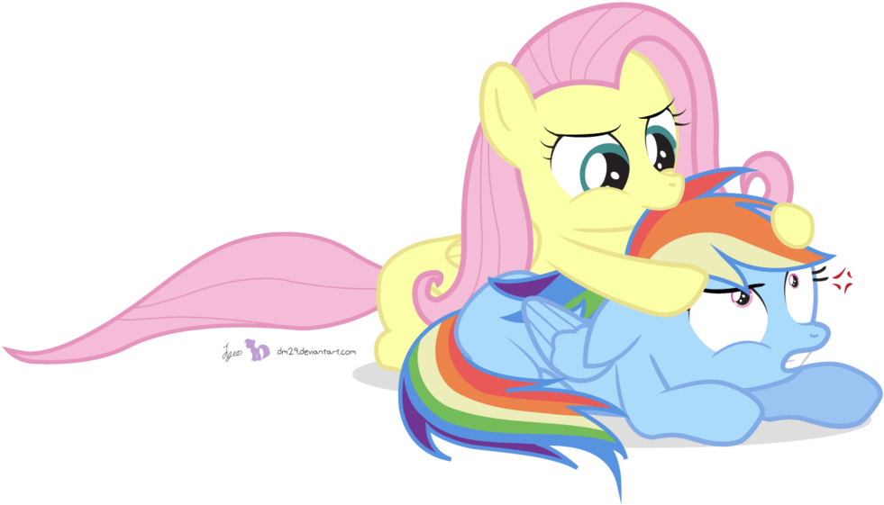 Submit Rainbow Dash By Dm29 - Rainbow Dash Tickles Fluttershy (1024x581)