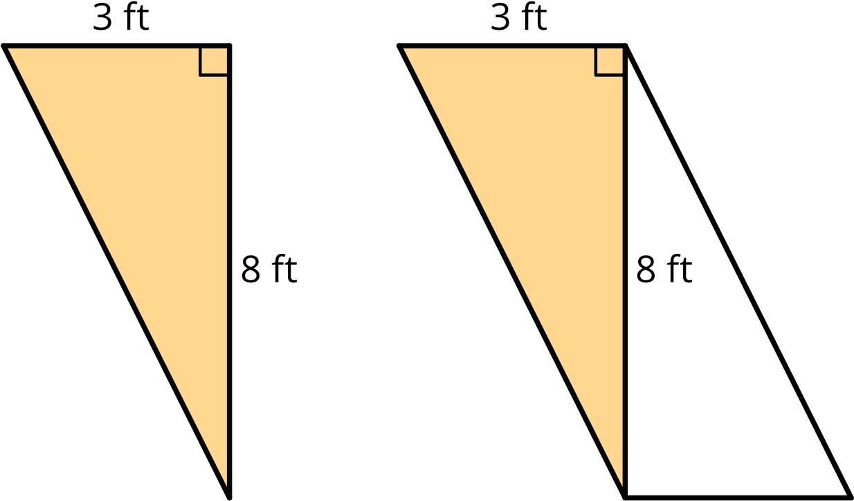A Triangle With One Side Labeled 3 Feet And Another - Triangle (1260x752)