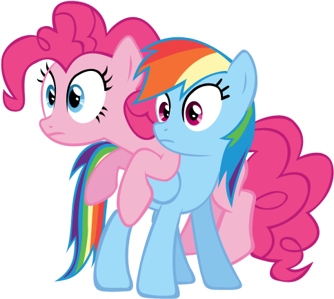 Mlp Pinkie And Dashie (600x523)