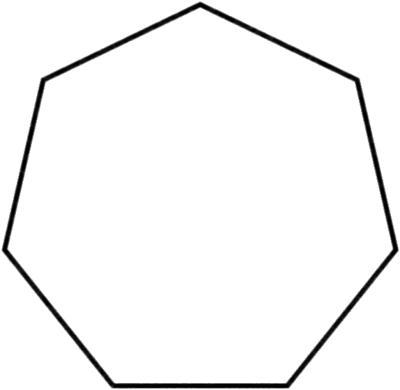 Heptagon - Regular Heptagon (600x600)