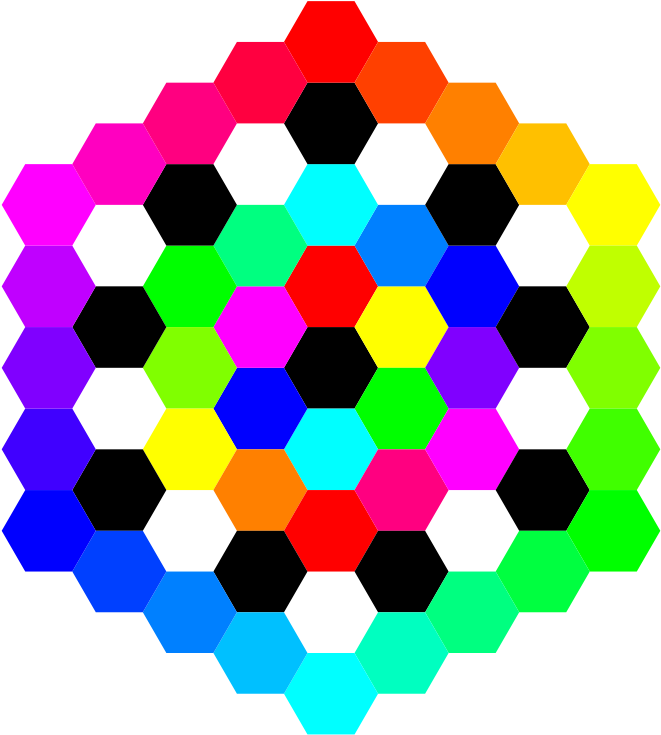 Hexagon Clipart Tessellation - Tesselation Clip Arts (800x800)