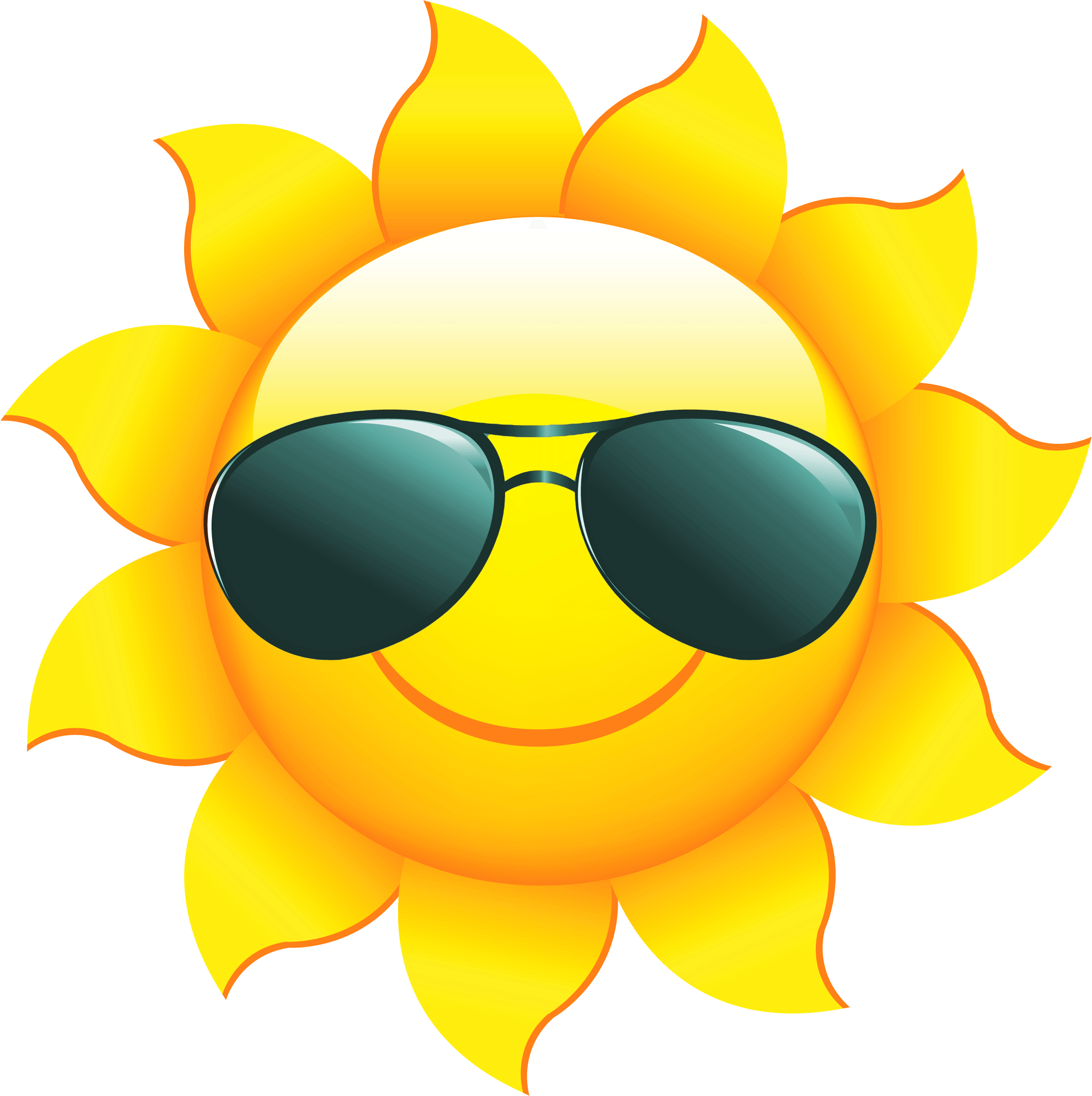 Sun Clip Art Sun Clip Art Clip Art Image - Sun With Sunglasses Clip Art (2361x2358)