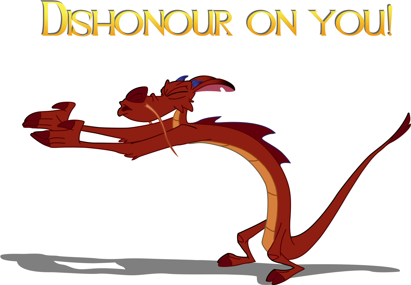 Oh I Know, They Are Not Perfect - Mushu Dishonor On You (1700x1700)